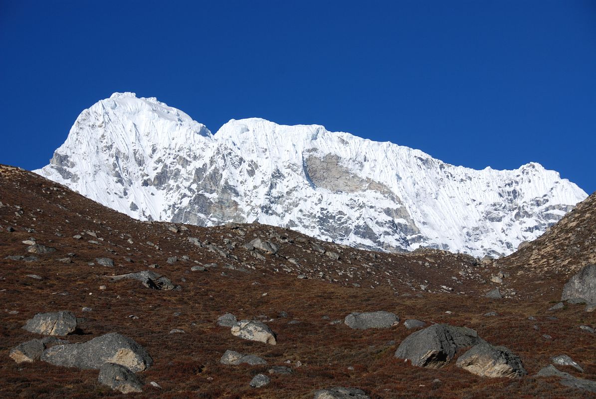 Thame To Renjo La 03 Tengi Ragi Tau West Face From North Of Thame